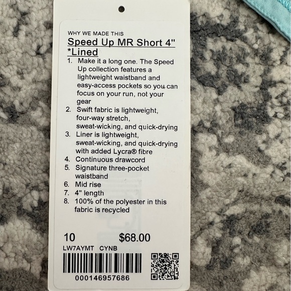 LuLulemon speed up shorts “4” - Picture 5 of 8